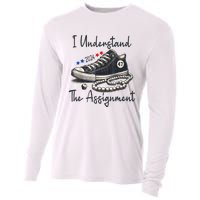 Harris Waltz 2024 I Understand The Assignment Chucks And Pearls Election 2024 Cooling Performance Long Sleeve Crew