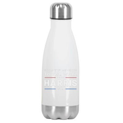 Harris Walz 2024 Window Elect President Kamala Vp Tim Stainless Steel Insulated Water Bottle