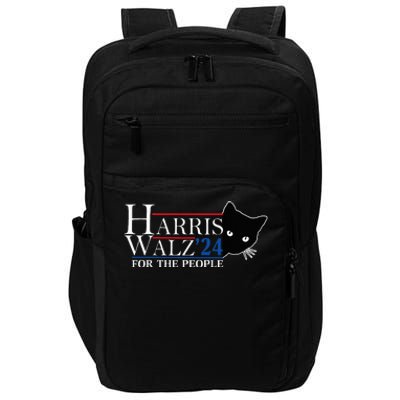 Harris Waltz 2024 For The People Cat Lady Kamala Harris 2024 Impact Tech Backpack