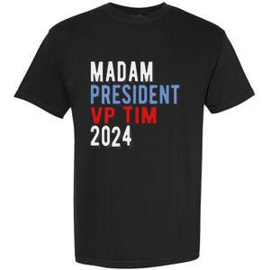 Harris Walz 2024 Kamala Harris Tim Walz President Democratic Garment-Dyed Heavyweight T-Shirt