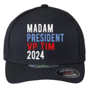 Harris Walz 2024 Kamala Harris Tim Walz President Democratic Flexfit Unipanel Trucker Cap