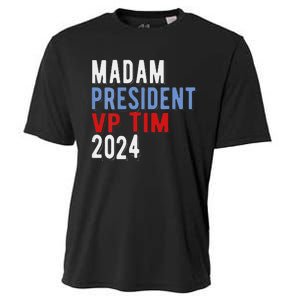 Harris Walz 2024 Kamala Harris Tim Walz President Democratic Cooling Performance Crew T-Shirt