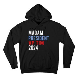 Harris Walz 2024 Kamala Harris Tim Walz President Democratic Hoodie