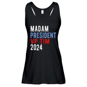 Harris Walz 2024 Kamala Harris Tim Walz President Democratic Ladies Essential Flowy Tank