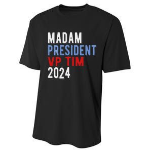 Harris Walz 2024 Kamala Harris Tim Walz President Democratic Performance Sprint T-Shirt