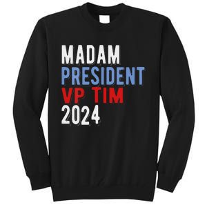 Harris Walz 2024 Kamala Harris Tim Walz President Democratic Tall Sweatshirt