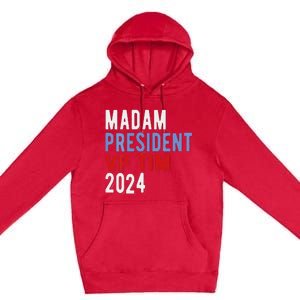 Harris Walz 2024 Kamala Harris Tim Walz President Democratic Premium Pullover Hoodie