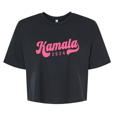 Harris Walz 2024 Presidential Election Kamala Bella+Canvas Jersey Crop Tee