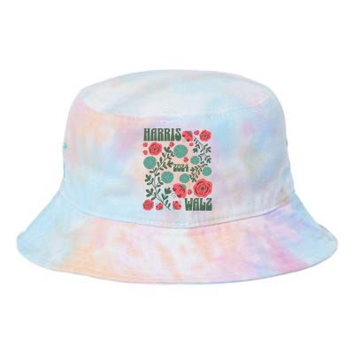 Harris Walz 2024 Tie Dye Newport Bucket Hat