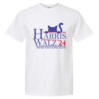 Harris Waltz 2024 WeRe Not Going Back Funny Cat Lady Garment-Dyed Heavyweight T-Shirt