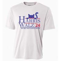 Harris Waltz 2024 WeRe Not Going Back Funny Cat Lady Cooling Performance Crew T-Shirt