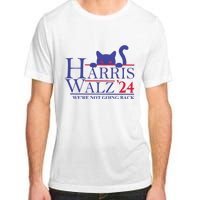 Harris Waltz 2024 WeRe Not Going Back Funny Cat Lady Adult ChromaSoft Performance T-Shirt