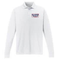 Harris Waltz 2024 Election Kamala Harris Tim Waltz 2024 Performance Long Sleeve Polo