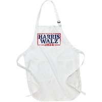 Harris Waltz 2024 Election Kamala Harris Tim Waltz 2024 Full-Length Apron With Pockets