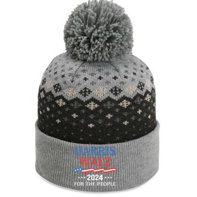 Harris Walz 2024 Kamala Harris 2024 Tim Walz 2024 Usa The Baniff Cuffed Pom Beanie