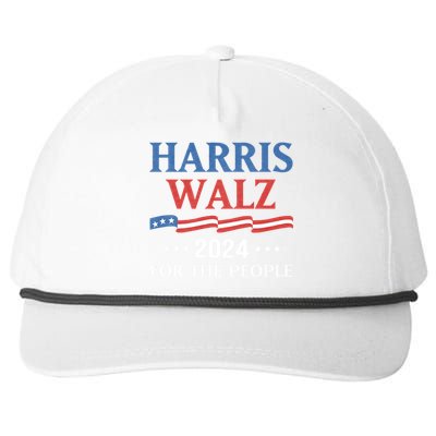 Harris Walz 2024 Kamala Harris 2024 Tim Walz 2024 Usa Snapback Five-Panel Rope Hat