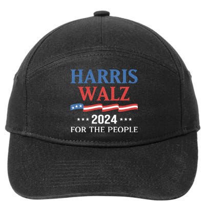 Harris Walz 2024 Kamala Harris 2024 Tim Walz 2024 Usa 7-Panel Snapback Hat