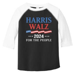 Harris Walz 2024 Kamala Harris 2024 Tim Walz 2024 Usa Toddler Fine Jersey T-Shirt