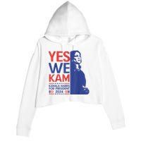 Harris Waltz 2024 Election Kamala Harris Tim Waltz 2024 Crop Fleece Hoodie