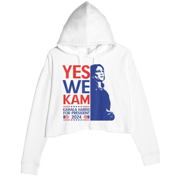 Harris Waltz 2024 Election Kamala Harris Tim Waltz 2024 Crop Fleece Hoodie