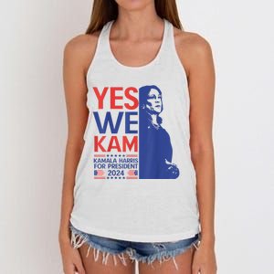 Harris Waltz 2024 Election Kamala Harris Tim Waltz 2024 Women's Knotted Racerback Tank