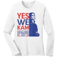 Harris Waltz 2024 Election Kamala Harris Tim Waltz 2024 Ladies Long Sleeve Shirt