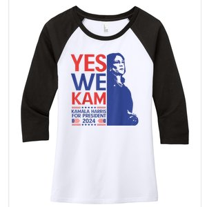 Harris Waltz 2024 Election Kamala Harris Tim Waltz 2024 Women's Tri-Blend 3/4-Sleeve Raglan Shirt