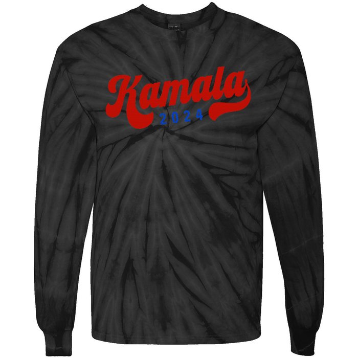 Harris Walz 2024 Presidential Election Kamala Tie-Dye Long Sleeve Shirt