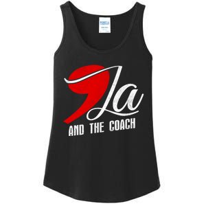 Harris Walz 2024 Comma La And The Coach Election Campaign Ladies Essential Tank