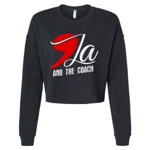 Harris Walz 2024 Comma La And The Coach Election Campaign Cropped Pullover Crew