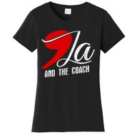 Harris Walz 2024 Comma La And The Coach Election Campaign Women's T-Shirt