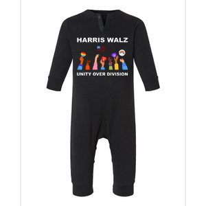 Harris Waltz 2024 Unity Over Division Infant Fleece One Piece