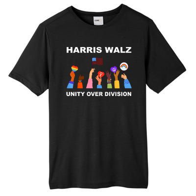 Harris Waltz 2024 Unity Over Division Tall Fusion ChromaSoft Performance T-Shirt