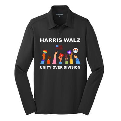 Harris Waltz 2024 Unity Over Division Silk Touch Performance Long Sleeve Polo