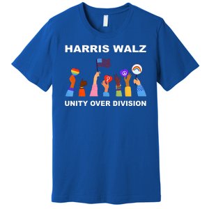 Harris Waltz 2024 Unity Over Division Premium T-Shirt