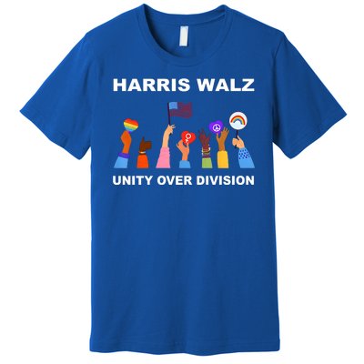 Harris Waltz 2024 Unity Over Division Premium T-Shirt