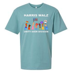 Harris Waltz 2024 Unity Over Division Sueded Cloud Jersey T-Shirt