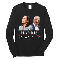 Harris Walz 2024 President Election Kamala Harris Tim Waltz Long Sleeve Shirt