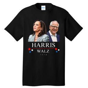 Harris Walz 2024 President Election Kamala Harris Tim Waltz Tall T-Shirt