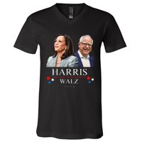 Harris Walz 2024 President Election Kamala Harris Tim Waltz V-Neck T-Shirt