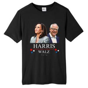 Harris Walz 2024 President Election Kamala Harris Tim Waltz Tall Fusion ChromaSoft Performance T-Shirt