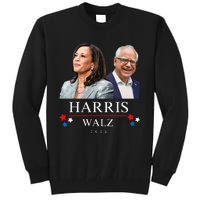 Harris Walz 2024 President Election Kamala Harris Tim Waltz Tall Sweatshirt