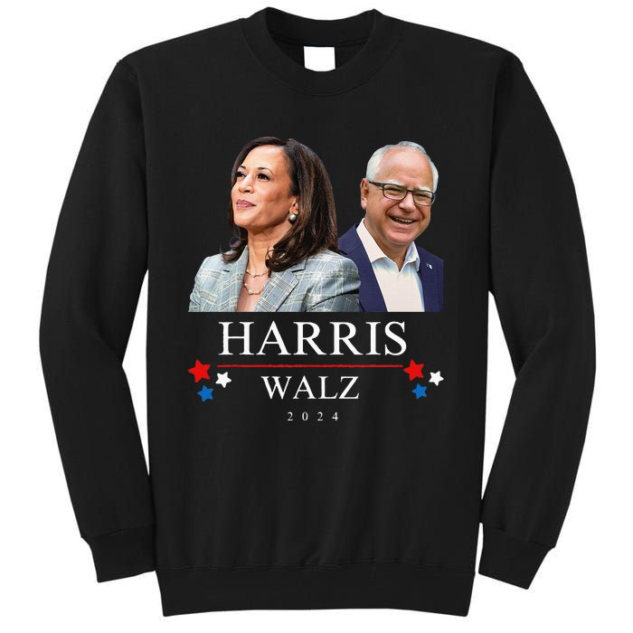 Harris Walz 2024 President Election Kamala Harris Tim Waltz Tall Sweatshirt