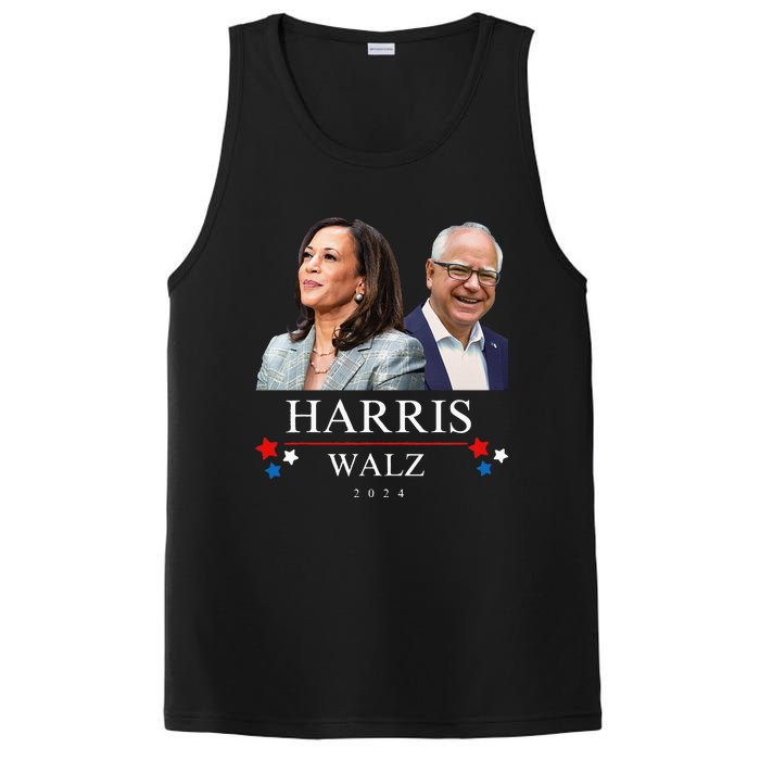 Harris Walz 2024 President Election Kamala Harris Tim Waltz PosiCharge Competitor Tank