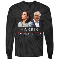 Harris Walz 2024 President Election Kamala Harris Tim Waltz Tie-Dye Long Sleeve Shirt