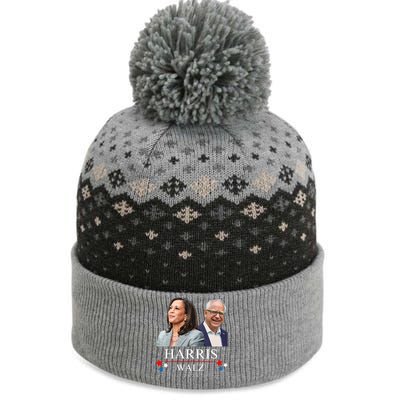 Harris Walz 2024 President Election Kamala Harris Tim Waltz The Baniff Cuffed Pom Beanie