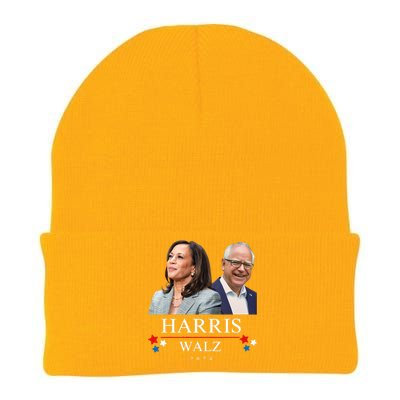 Harris Walz 2024 President Election Kamala Harris Tim Waltz Knit Cap Winter Beanie