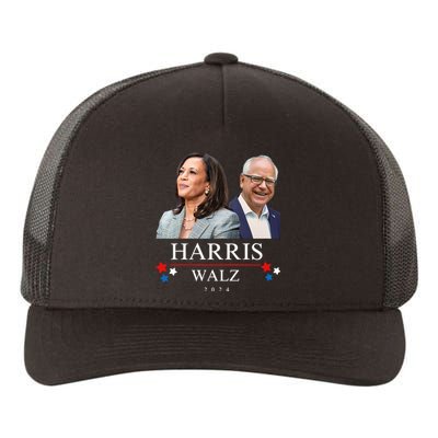 Harris Walz 2024 President Election Kamala Harris Tim Waltz Yupoong Adult 5-Panel Trucker Hat