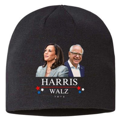 Harris Walz 2024 President Election Kamala Harris Tim Waltz Sustainable Beanie