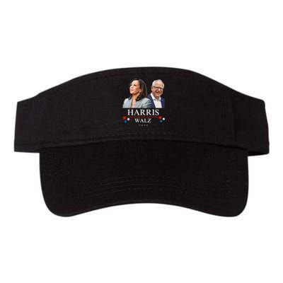 Harris Walz 2024 President Election Kamala Harris Tim Waltz Valucap Bio-Washed Visor